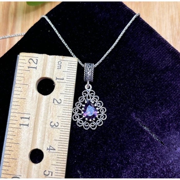 925 Sterling Silver Turkish Filigree Wedding Jewelry Set for Women, HandmadeGift - Picture 9 of 10